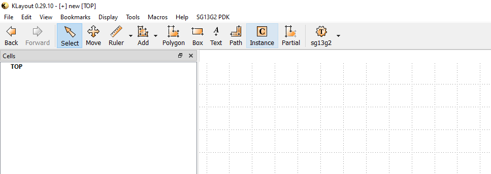 CMOS  inverter design using Klayout