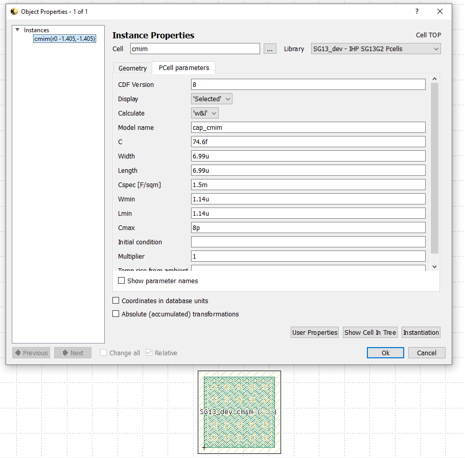 CMOS  inverter design using Klayout
