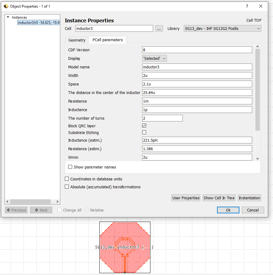 CMOS  inverter design using Klayout
