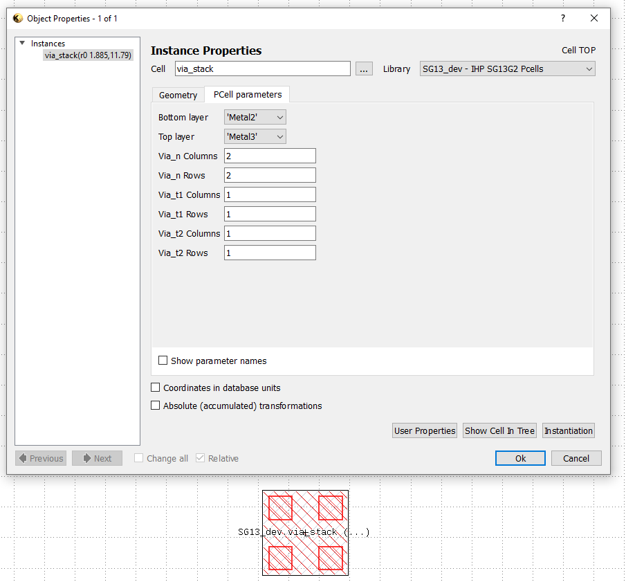 CMOS  inverter design using Klayout